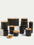 Small Ribbed Storage Jar